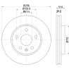 Disco freno HELLA 8DD 355 116-031