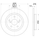 Disco freno HELLA 8DD 355 116-121