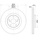 Disco freno HELLA 8DD 355 116-131