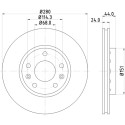 Disco freno HELLA 8DD 355 116-151