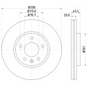 Disco freno HELLA 8DD 355 116-591