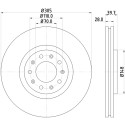 Disco freno HELLA 8DD 355 116-631