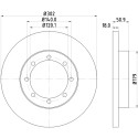 Disco freno HELLA 8DD 355 117-281