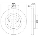 Disco freno HELLA 8DD 355 118-561