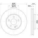 Disco freno HELLA 8DD 355 119-411