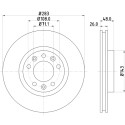 Disco freno HELLA 8DD 355 120-411