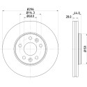 Disco freno HELLA 8DD 355 122-601