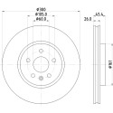 Disco freno HELLA 8DD 355 122-851
