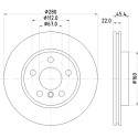 Disco freno HELLA 8DD 355 123-481