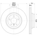 Disco freno HELLA 8DD 355 128-671