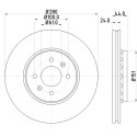 Disco freno HELLA 8DD 355 129-611