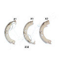 Kit ganasce freno, freno di stazionamento JAPANPARTS JAPGF-232AF