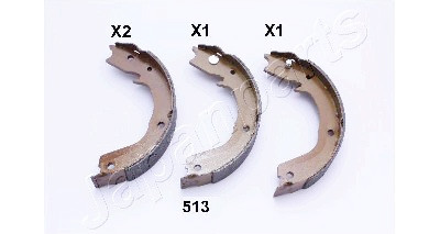 Kit ganasce freno, freno di stazionamento JAPANPARTS JAPGF-513AF