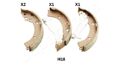 Set ganasce freno JAPANPARTS JAPGF-H18AF
