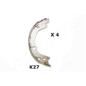 Kit ganasce freno, freno di stazionamento JAPANPARTS JAPGF-K27AF