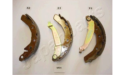 Set ganasce freno JAPANPARTS JAPGF-W01AF