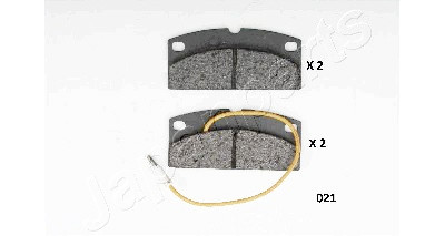 Set pastiglie freno JAPANPARTS JAPPA-021AF