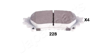 Set pastiglie freno JAPANPARTS JAPPP-228AF