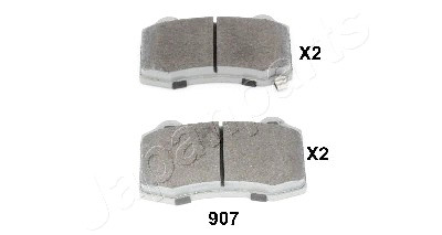 Set pastiglie freno JAPANPARTS JAPPP-907AF