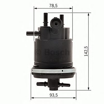 Filtro carburante BOSCH 0 450 907 001