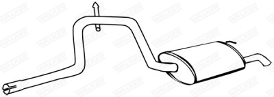 Walker 17560 Silenziatore posteriore