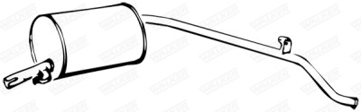 Silenziatore posteriore