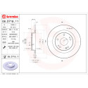Set dischi freno BREMBO 08.D718.11