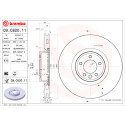 Disco freno BREMBO 09.C820.11