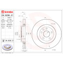 Disco freno BREMBO 09.N236.21