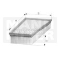 Filtro aria MANN-FILTER C 24 104