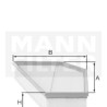 Filtro aria MANN-FILTER C 29 030