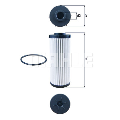 Filtro idraulico, cambio automatico MAHLE ORIGINAL HX 139D