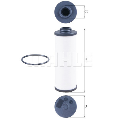 Filtro idraulico, cambio automatico MAHLE ORIGINAL HX 186D