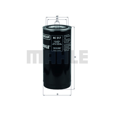 Filtro carburante MAHLE ORIGINAL KC 217