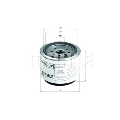 Filtro carburante MAHLE ORIGINAL KC 220D