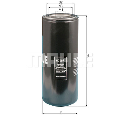 Filtro carburante MAHLE ORIGINAL KC 255