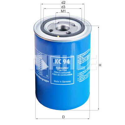 Filtro carburante MAHLE ORIGINAL KC 94