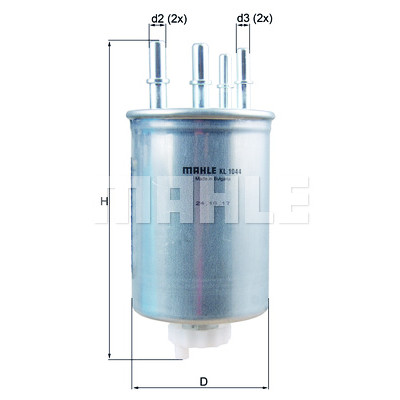 Filtro carburante MAHLE ORIGINAL KL 1044