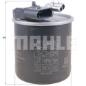 Filtro carburante MAHLE ORIGINAL KL 950