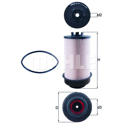 Filtro carburante MAHLE ORIGINAL KX 181D