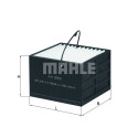 Filtro carburante MAHLE ORIGINAL KX 395