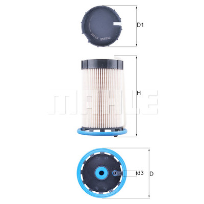 Filtro carburante MAHLE ORIGINAL KX 592