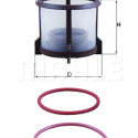 Filtro carburante MAHLE ORIGINAL KX 72D2