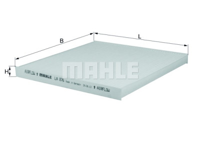Filtro aria abitacolo MAHLE ORIGINAL LA 876