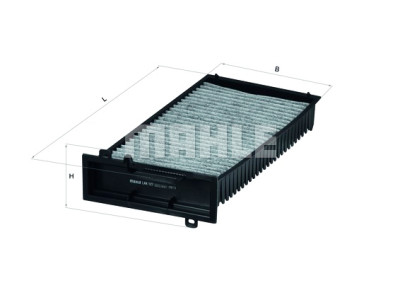Filtro aria abitacolo MAHLE ORIGINAL LAK 127