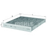 Filtro aria abitacolo MAHLE ORIGINAL LAK 859