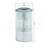 Filtro aria MAHLE ORIGINAL LX 1024