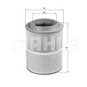 Filtro aria MAHLE ORIGINAL LX 1072