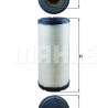 Filtro aria MAHLE ORIGINAL LX 1241