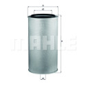 Filtro aria MAHLE ORIGINAL LX 1255